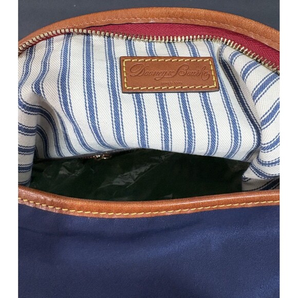 Dooney And Bourke Handbag Tote Navy Blue Purse - Picture 6 of 8